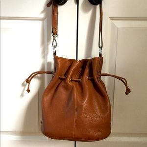 Leather Bucket Bag